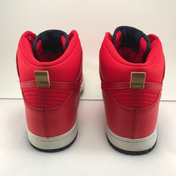 SOLD Nike Dunk High USA Olympic University Red - Picture 5 of 11
